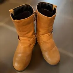 あ*り様 子供用ブラウンブーツ 20.0cm ジッパー付き