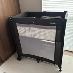 ネビオ折りたたみプレイヤードベビーベッドエコットミニハイecotminihigh