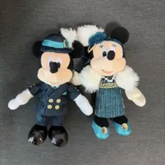 ジュビリーガラ限定ぬいぐるみバッジ ミッキー＆ミニー ディズニーシー