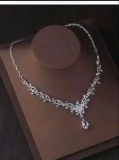 ブライダルアクセサリー ネックレス＆イヤリングセット