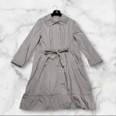 【未使用タグ付き】レリアン　ベージュ　スプリングコート　ロングコート　15+