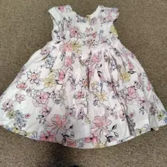 プチバトー　Berthe aux Grands Pieds 花柄ワンピース 95