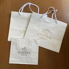 GODIVA 紙袋 ショップ袋　3袋セット