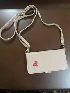 ArrowsU 801fj 手帳型スマホケース ミニー ベージュのサムネイル
