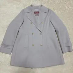 美品 MaxMara Studio クチートアマーノ カシミヤ ウールリバー