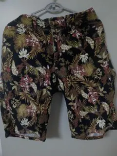 EDWIN Exclusive Vintage 黒基調 麻混ハーフ 32インチのサムネイル