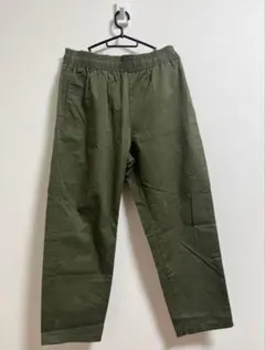 【ジーユー】GU イージーパンツ オリーブグリーン　メンズ　XL