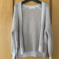 URBAN RESEARCH 透かし編みカーディガン