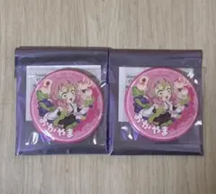 鬼滅の刃 ufotable cafe TOGO2 岡山　缶バッジ2点 甘露寺蜜璃