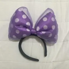 ディズニー ミニー カチューシャ パープルのサムネイル
