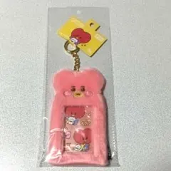 BT21 BTS ふわふわ フォトカードキーホルダー TATA テテ