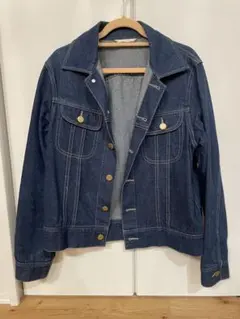 レトロガール　ダークブルー デニムジャケット　Mサイズ