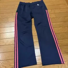 adidas ネイビー スポーツジャージ パンツ