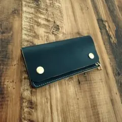 ロングウォレット　トラッカーウォレット　栃木レザー