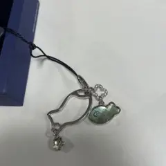 スワロフスキー　魚　ストラップ