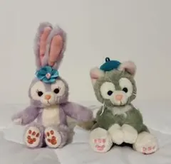 ディズニー ぬいぐるみバッジ 2点セット ステラルー ジェラトーニ
