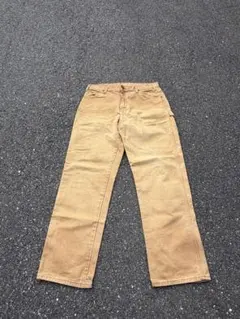 Dickies ベージュ カーゴパンツ ストレートフィット