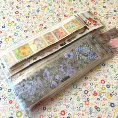 ① コラージュ素材 海外マステ　切り売り おまとめセット 100枚