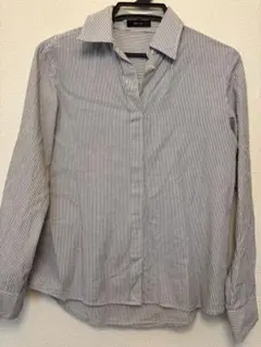 COMME CA ISM ストライプ 長袖シャツ S