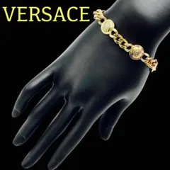 【★エレガンス】ヴェルサーチ VERSACE 喜平 ブレスレット ゴールド 金のサムネイル