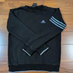 adidas アディダス スウェット トレーナー ブラック Lサイズ