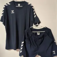 hummel 練習着Tシャツ&パンツ　Oサイズ（XL）　2点セット