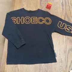 SHOECO DC ロゴ 長袖Tシャツ 黒のサムネイル