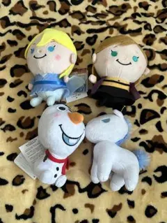 べびぷり　アナと雪の女王　ぬいぐるみ　4体セット　タグ付き