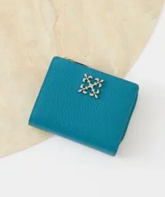 ラシット russet 折り財布 プレート モノグラムプレート ハーフウォレット