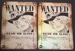ワンピースカード　手配書　2枚 2026年最新】ワンピースカード 手配書の人気アイテム - メルカリ
