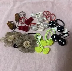 カラフルヘアゴム　14個セット