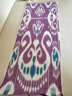 big saleアドラス　ウズベキスタン製　イカット　綿100%