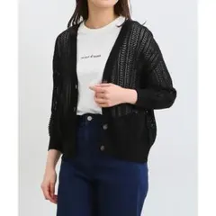 トップス カーディガン 7分袖