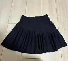 ZARA キッズ プリーツスカート 濃紺 122cm