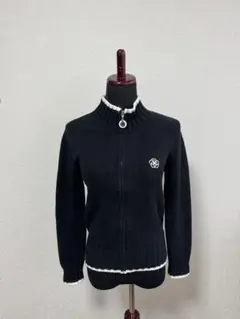 【CLATHAS】フラワーワッペン ニットカーディガン