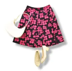 【上質】日本製 マッキントッシュフィロソフィー 総裏地 コットンスカート 38♪