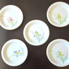 香蘭社 花柄 陶磁器皿 5枚セット