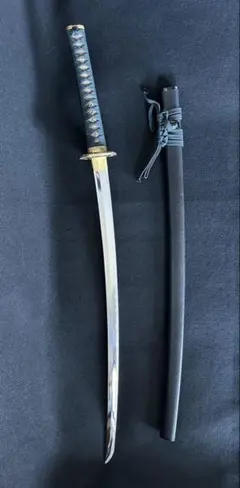 居合刀 打刀 黒鞘 鞘抜き重さ1102g 木製柄25D33 - メルカリ