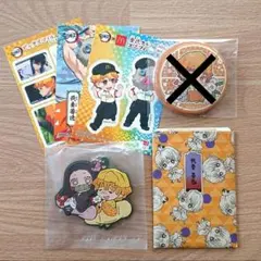 鬼滅の刃 我妻善逸 グッズ ステッカー シール ラバーストラップ キーホルダー