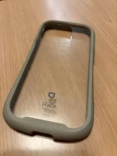 iFace iPhone14pro用透明ケース　ベージュ