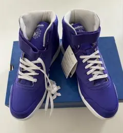 ✨新品未使用タグ付き✨Reebok ハイカット　スニーカー　パープル　27.5のサムネイル
