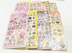 ボンボンドロップシール　和柄　8枚