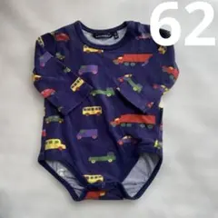 marimekko 車両柄ロンパース 62
