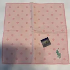 ポロ・ラルフ・ローレン ドット柄ハンカチ
