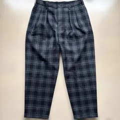 UNITED ARROWS グレー チェック スラックス