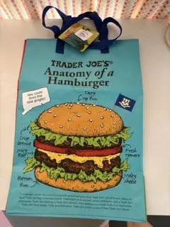 TRADER JOE'S エコバッグ ハンバーガー柄　限定柄　レアのサムネイル