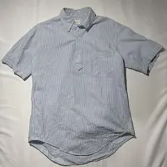 ブルックスブラザーズ シアサッカー　半袖シャツ　プルオーバー