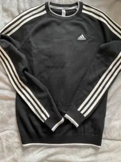 adidas ブラック ゴルフウェア　セーター