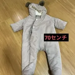 petit main プティマイン　ベビージャンプスーツ　70センチ