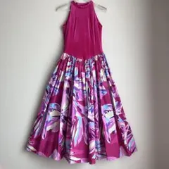 ブルーヘブンカンパニー☆ベロアノースリーブ切替ロングドレス ブルーヘブンカンパニー☆ベロアノースリーブ切替ロングドレス